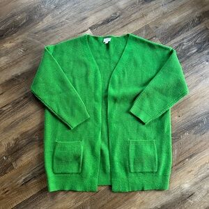 LuLaRoe Bright Green Knit Sweater